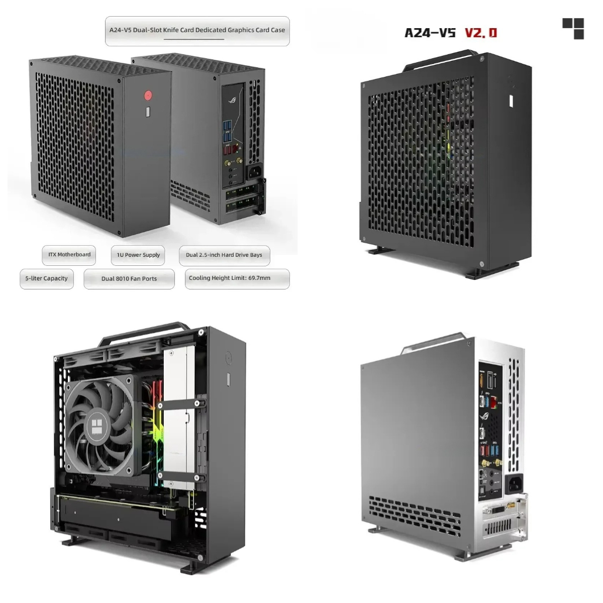 Pc Chassis - Chasis ITX de 5 Litros Mini