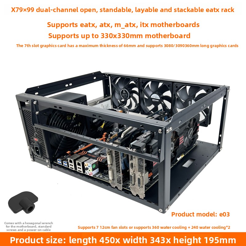 Atx Case - Caja de PC de estructura abierta