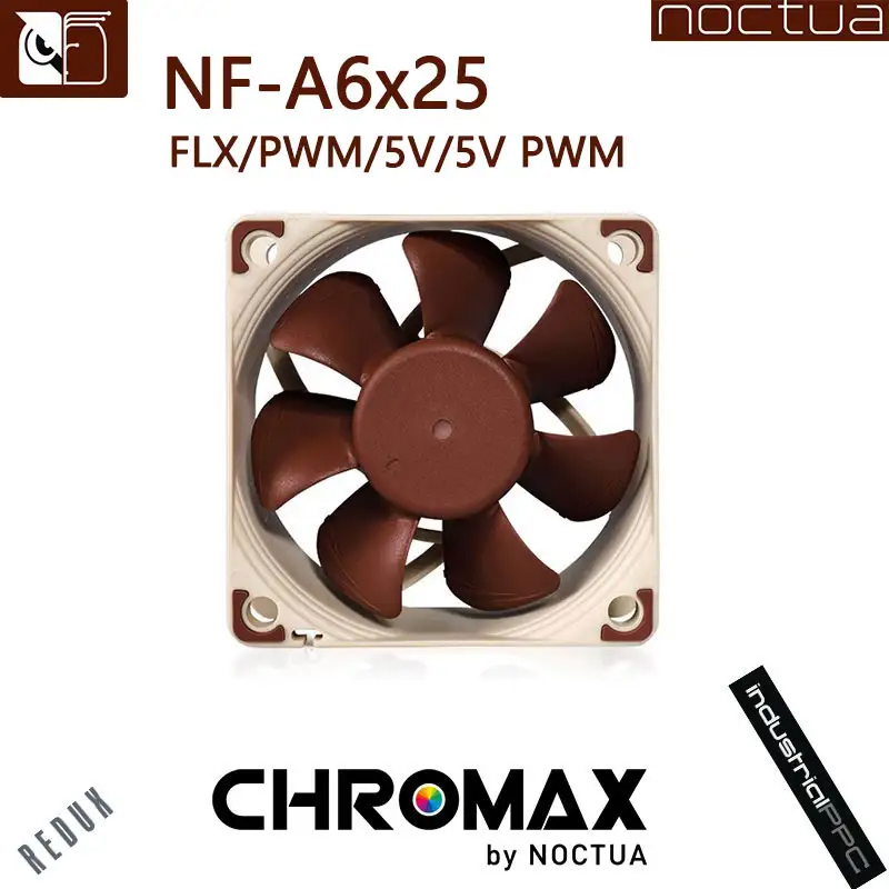Case Fan Controller - Noctua-ventilador de caja de NF-A6x25, enfriadores