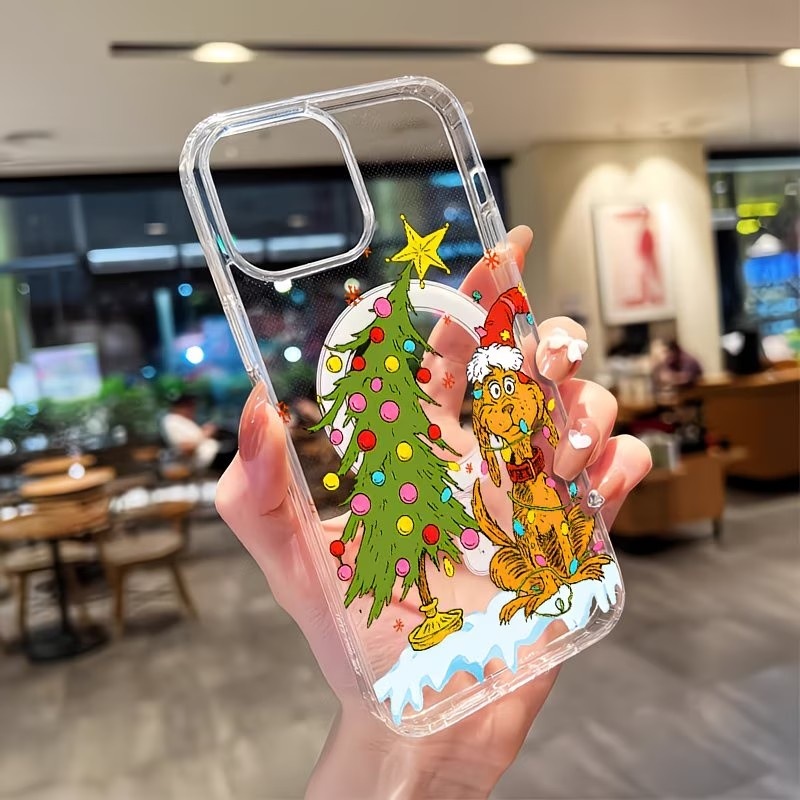 Mini Pc Case - Funda transparente para teléfono con diseño