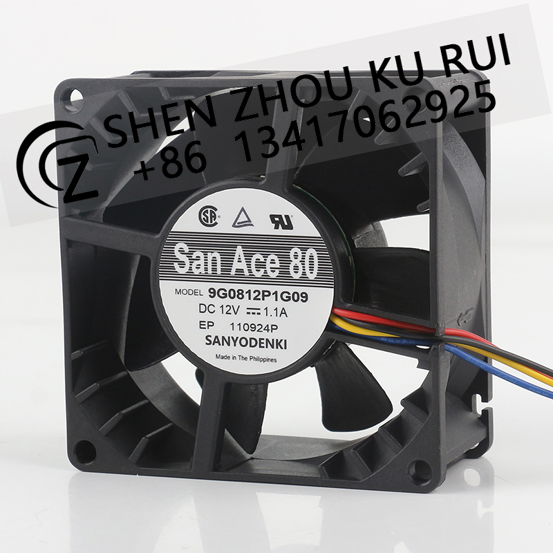Sanyo 12V 1.1A AC EC 8038 80x8 - Case Fan Controller reseña y precio
