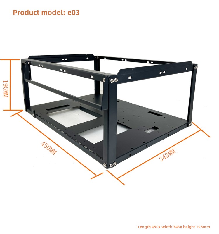 Caja de PC de estructura abier - Atx Case reseña y precio